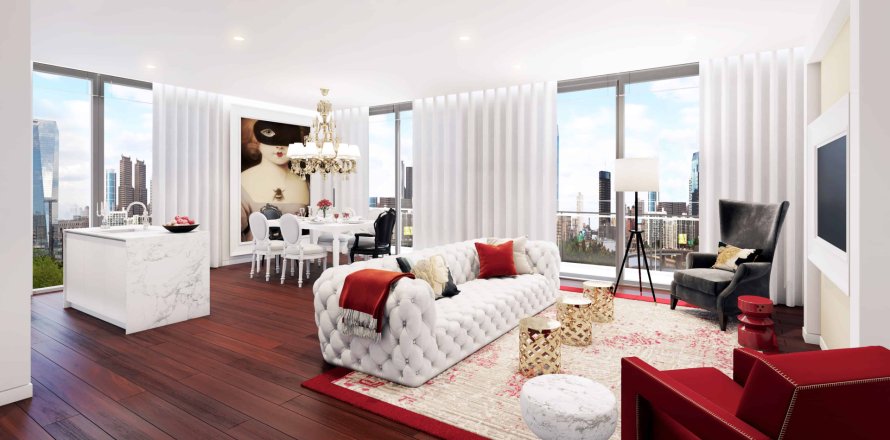 Condo à Bangkok, Thaïlande, 2 chambres  № 166965