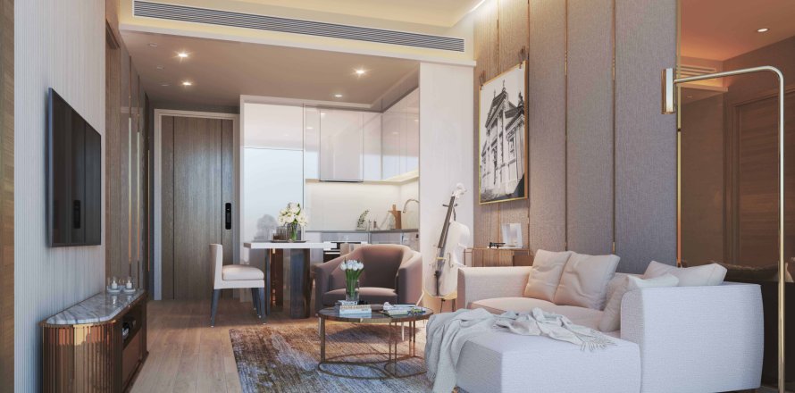 Condo à Bangkok, Thaïlande, 1 chambre  № 166959