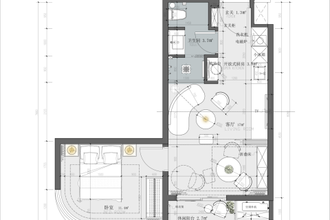 Condo à Ko Samui, Thaïlande, 1 chambre  № 161024 - photo 16