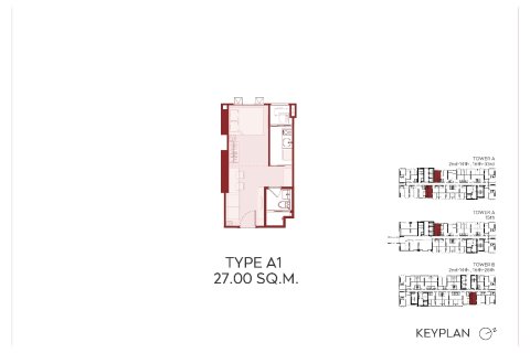 Condo à Bangkok, Thaïlande, 1 chambre № 165018 - photo 20