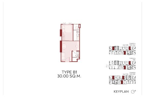 Condo in Bangkok, Thailand, 1 bedroom  № 165017 - photo 20
