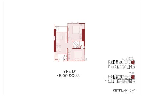 Condo in Bangkok, Thailand, 2 bedrooms  № 165016 - photo 21