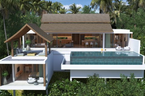 Villa à Ko Samui, Thaïlande 3 chambres № 169916