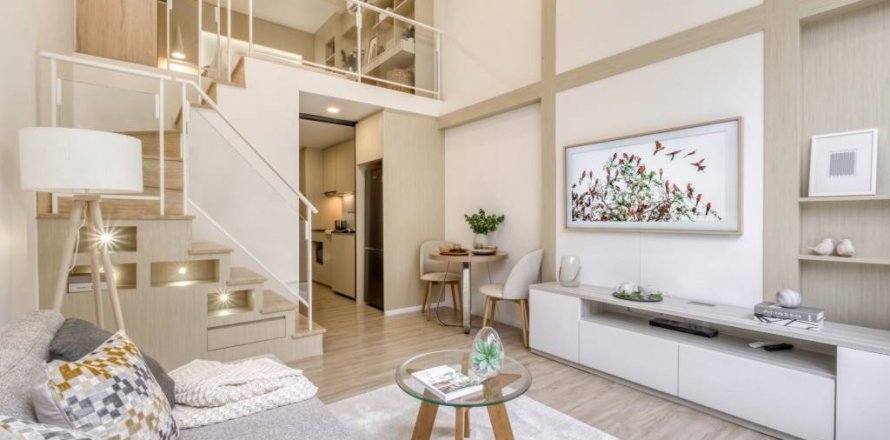 Duplex à Huai Khwang, Bangkok, Thaïlande 1 chambre № 115054