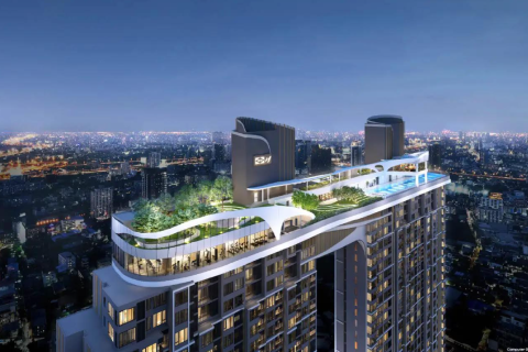 Condo in Watthana, Bangkok, Thailand, 2 bedrooms  № 154116 - photo 1