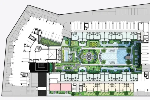 Condo à Pattaya, Thaïlande, 2 chambres № 164271