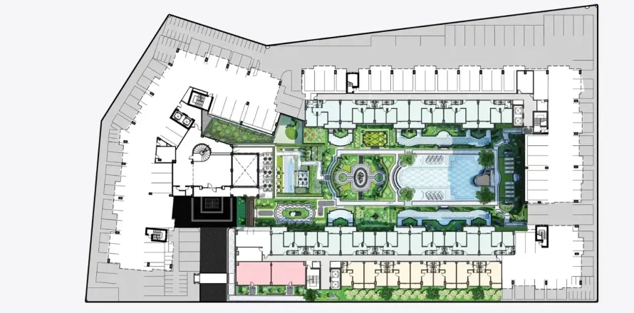 Condo à Pattaya, Thaïlande, 2 chambres  № 164271