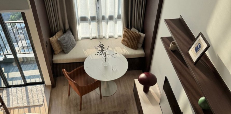 Studio in the Condo in Huai Khwang, Bangkok, Thailand  № 171963