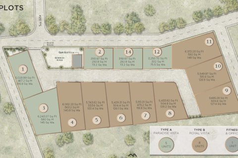 Вилла в Хуа Хине, Таиланд с 3 спальнями  № 165053 - фото 20