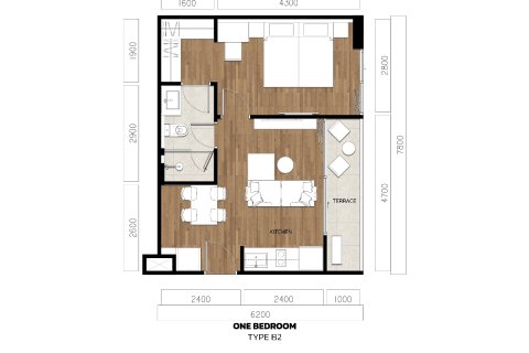 Condo à Bang Tao, Thaïlande, 1 chambre  № 165050 - photo 21