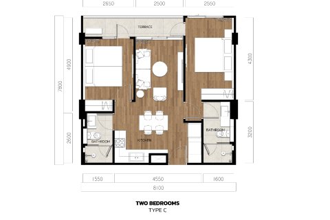 Condo in Bang Tao, Thailand, 2 bedrooms  № 165049 - photo 13