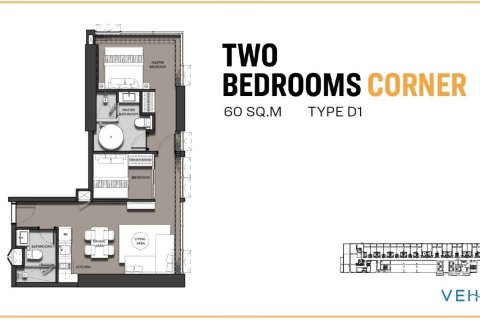 Condo à Hua Hin, Thaïlande, 2 chambres  № 165052 - photo 17