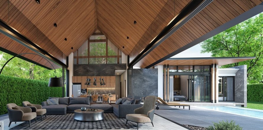 Villa sur Layan Beach, Thaïlande 4 chambres № 166345