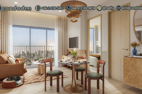 Condo in Watthana, Bangkok, Thailand, 2 bedrooms  № 201360