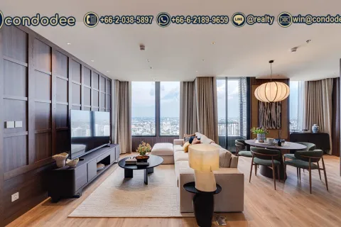 Condo à Watthana, Bangkok, Thaïlande, 3 chambres  № 201359 - photo 2