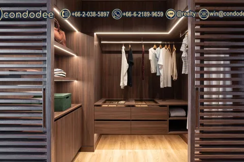 Condo à Watthana, Bangkok, Thaïlande, 3 chambres  № 201359 - photo 7