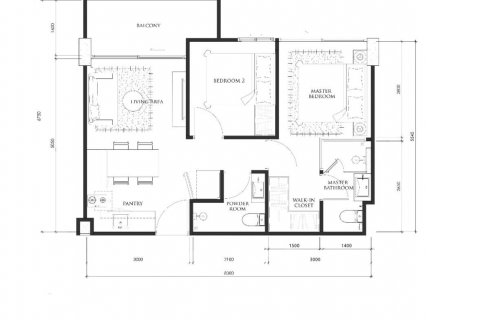 Condo in Pattaya, Thailand, 2 bedrooms  № 145125 - photo 21