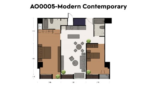 Condo in Bangkok, Thailand, 2 bedrooms  № 181006 - photo 22