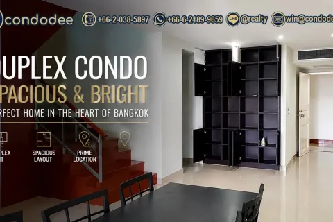 Condo à Watthana, Bangkok, Thaïlande, 3 chambres  № 200509 - photo 1