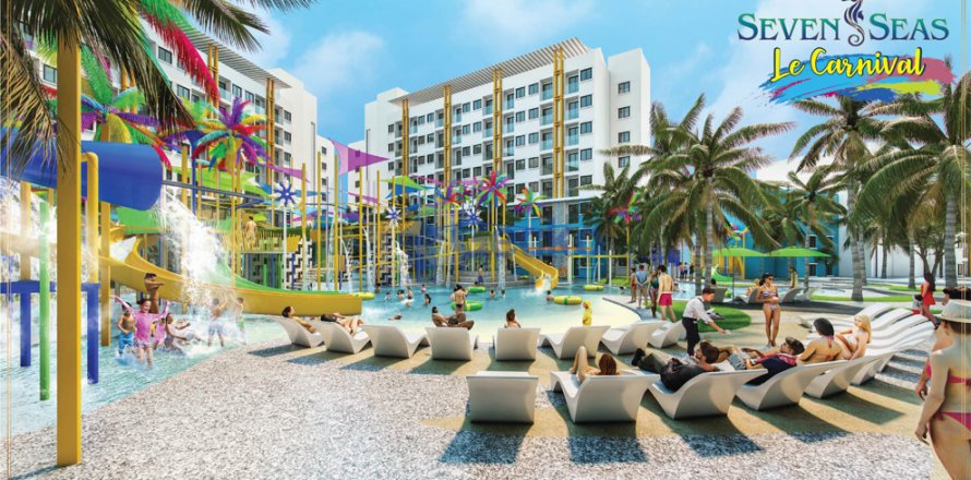 Condo in Pattaya, Thailand, 2 bedrooms  № 202400