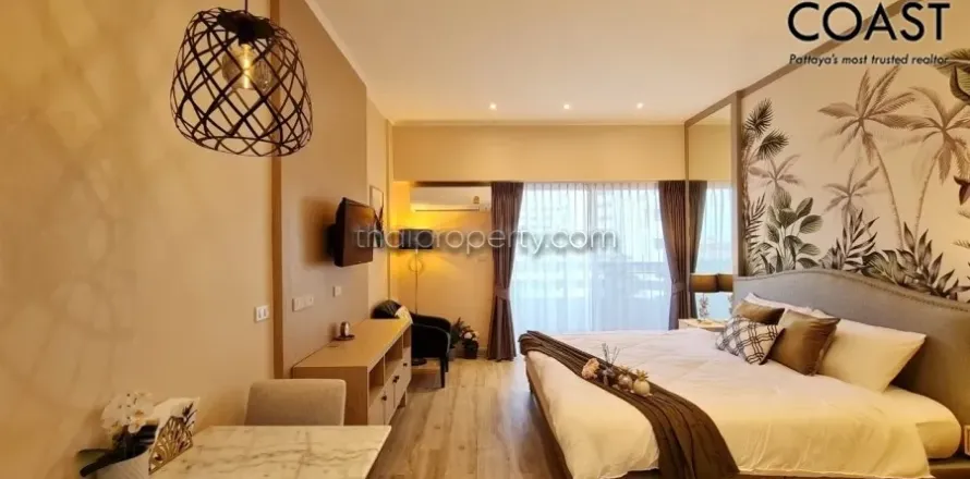 Estudio en el condominio en Jomtien Beach, Pattaya, Tailandia № 212258