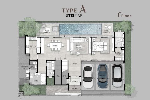 Villa in Pattaya, Thailand 4 bedrooms № 165140 - photo 12