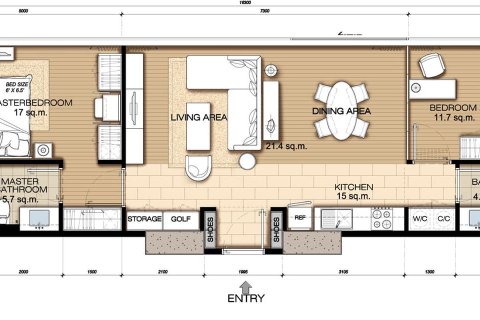 Condo à Ratchathewi, Bangkok, Thaïlande, 2 chambres № 208492 - photo 29