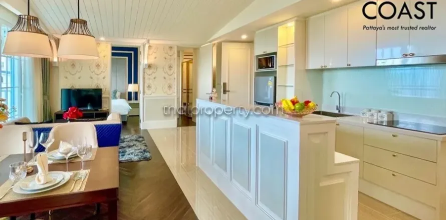 Condominio de 2 dormitorios en Jomtien Beach, Pattaya, Tailandia № 213430