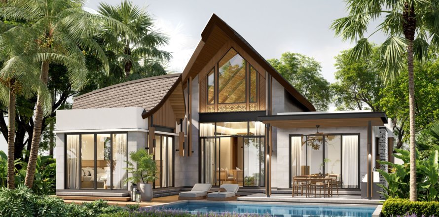 Maison sur Naithon Beach, Thaïlande 3 chambres № 161073