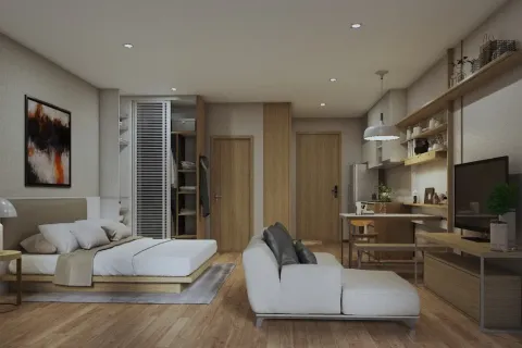 Studio dans le Condo à Sathon, Bangkok, Thaïlande  № 171262 - photo 3