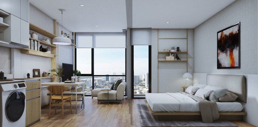 Studio dans le Condo à Sathon, Bangkok, Thaïlande  № 171262