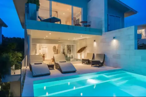 Villa à Ko Samui, Thaïlande 4 chambres № 154271 - photo 1