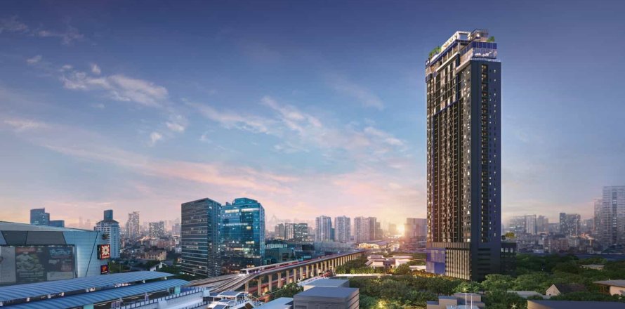 Condo à Bangkok, Thaïlande, 2 chambres  № 166495