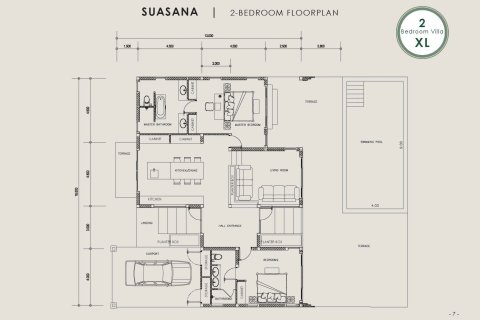 Вилла в Хуа Хине, Таиланд с 2 спальнями № 166608 - фото 22