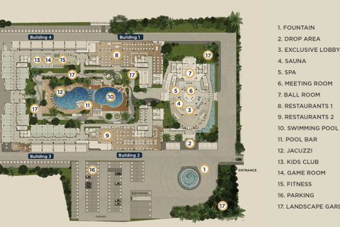 Studio in the Condo in Pattaya, Thailand  № 157720 - photo 23