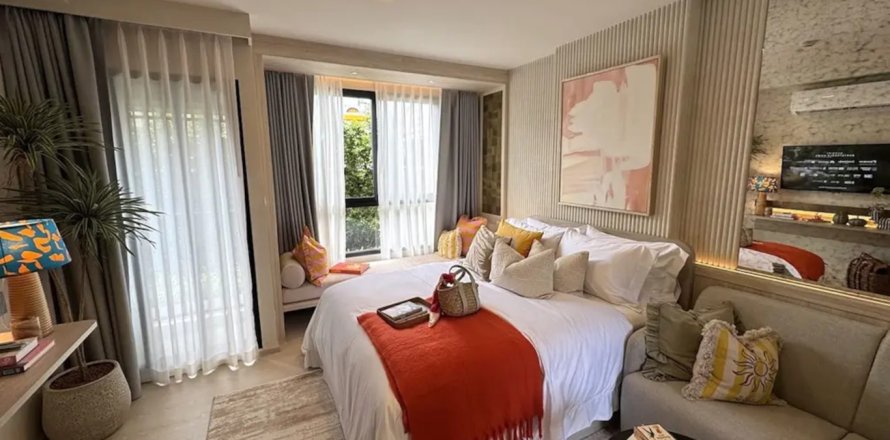 Condo à Phuket, Thaïlande, 2 chambres à Dcondo Cove  № 179132