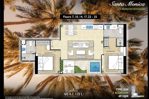 Condo à Pattaya, Thaïlande, 2 chambres № 173497 - photo 2