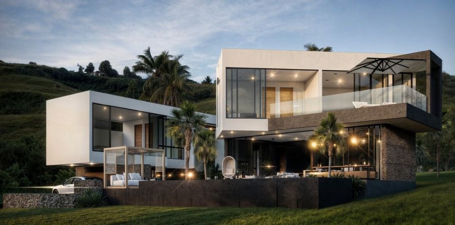 Вилла в Самуи, Таиланд с 4 спальнями  № 141609