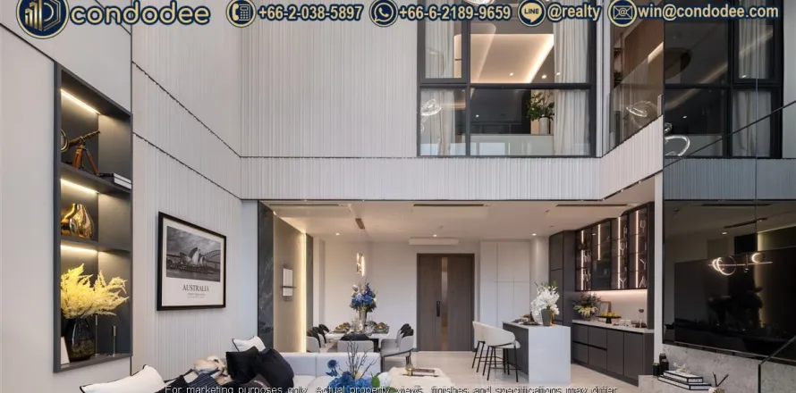 Condo in Sathon, Bangkok, Thailand, 3 bedrooms  № 234017