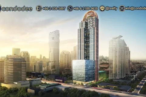 Condo in Sathon, Bangkok, Thailand, 3 bedrooms  № 234017 - photo 3