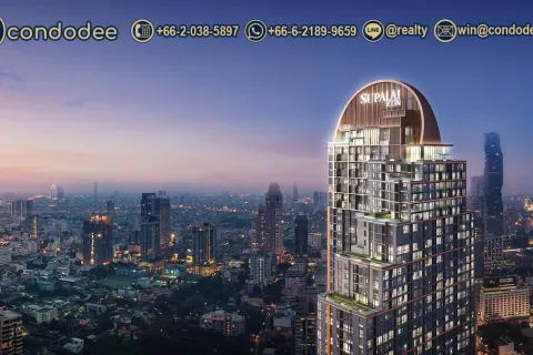 Condo in Sathon, Bangkok, Thailand, 2 bedrooms  № 234015 - photo 12