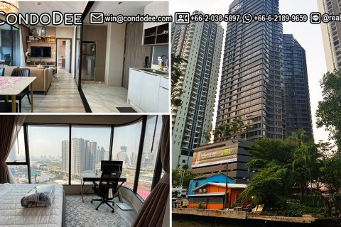 คอนโดมิเนียมในห้วยขวาง, กรุงเทพฯ, ประเทศไทย, 2 ห้องนอน № 200915